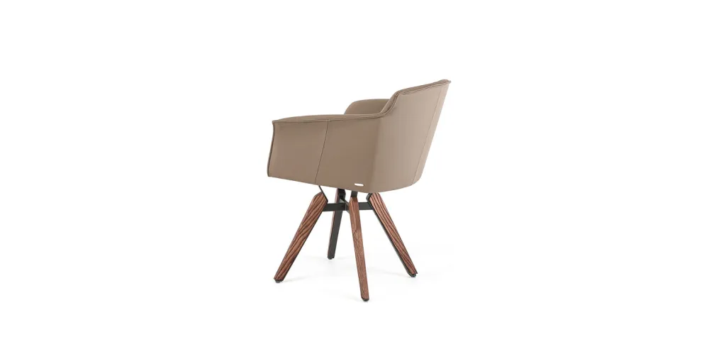 Krzesło TYLER marki Cattelan Italia –  obrotowe eleganckie krzesło