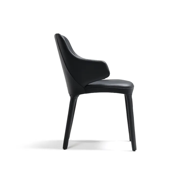 Krzesło WANDA marki Cattelan Italia – w całości tapicerowane skórą zdjęcie 1