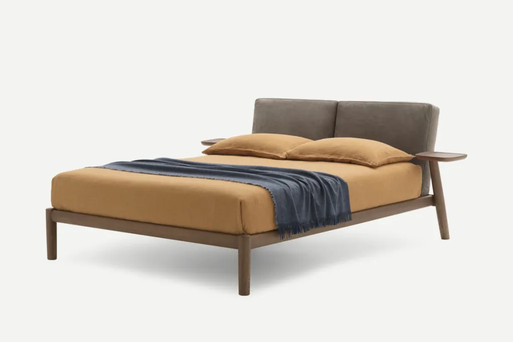 Łóżko DIONISO marki PIANCA - włoskie nowoczesne łóżko z wezgłowiem zdjęcie 1