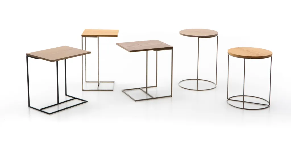 Stolik kawowy TAXI marki OLTA – kolekcja stolików na metalowych nogach 