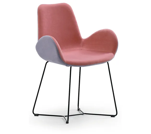 Krzesło DALIA PB M T TS marki Midj – na metalowych płozach