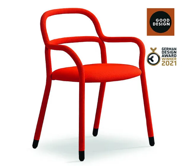 Krzesło PIPPI P R TS marki Midj - nowoczesne krzesło do salonu i jadalni