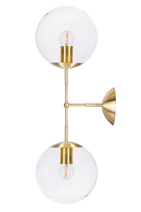 Lampa BACAN REISCO WALL marki Famlight - kinkiet mosiężny zdjęcie 1
