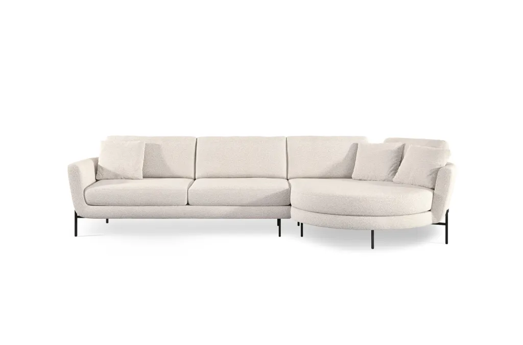 Elegancka sofa Hudson marki Olta – lekka, na metalowych nóżkach zdjęcie 2