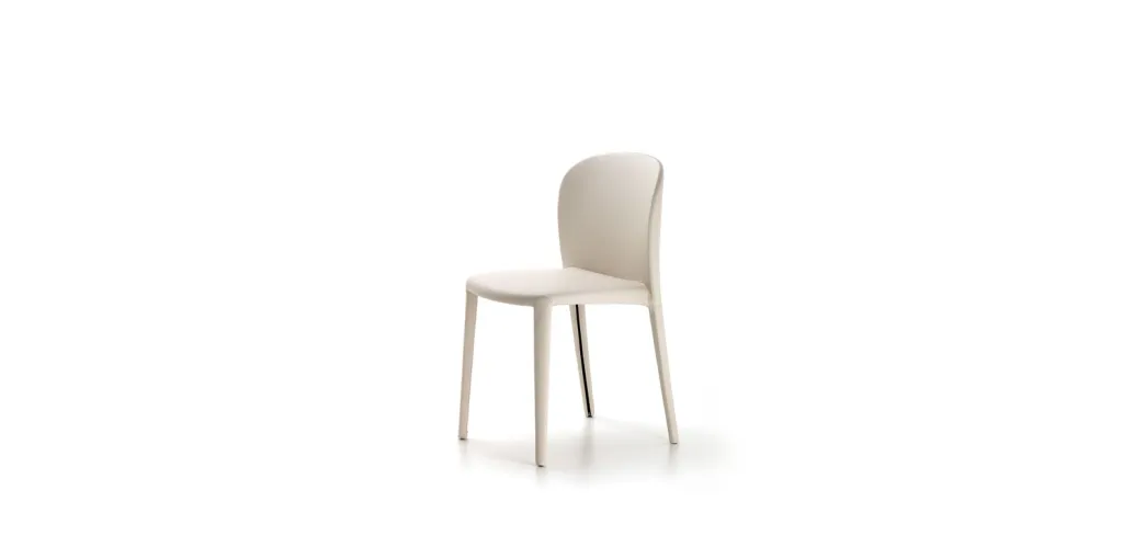 Skórzane krzesło DAISY marki Cattelan Italia – krzesło do jadalni zdjęcie 1