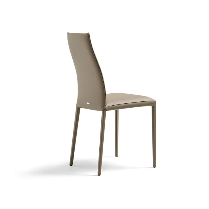 Skórzane krzesło KAY marki Cattelan Italia – w całości tapicerowane  zdjęcie 2