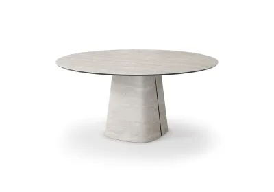 Stoły z blatem ceramicznym - Stół RADO Keramik Round